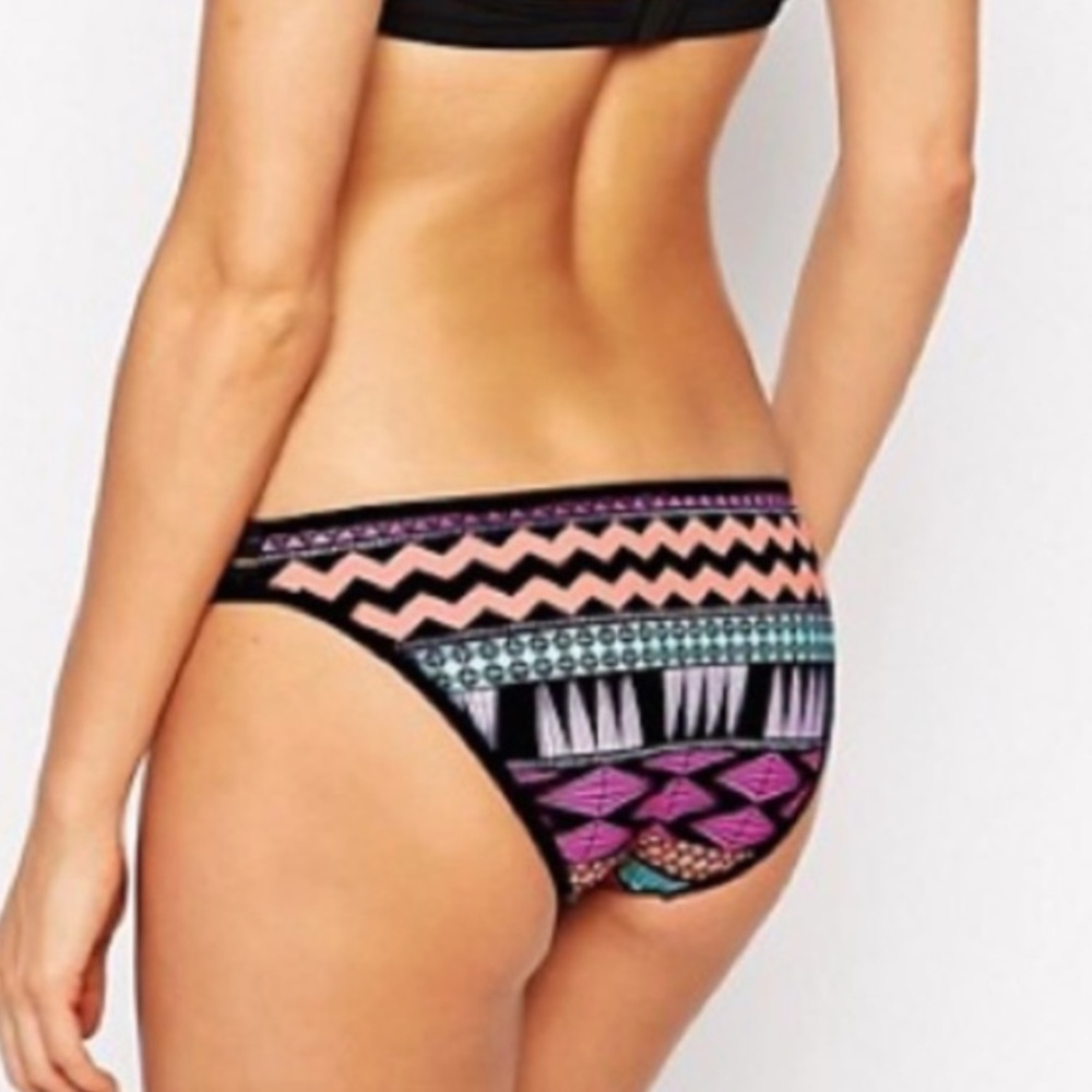 Seafolly Future Tribe Hipster Bikini Bottoms Size 12 - Picture 2 of 8